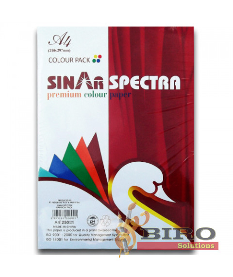 Hîrtie colorată, A4, 10 culori, 250 foi